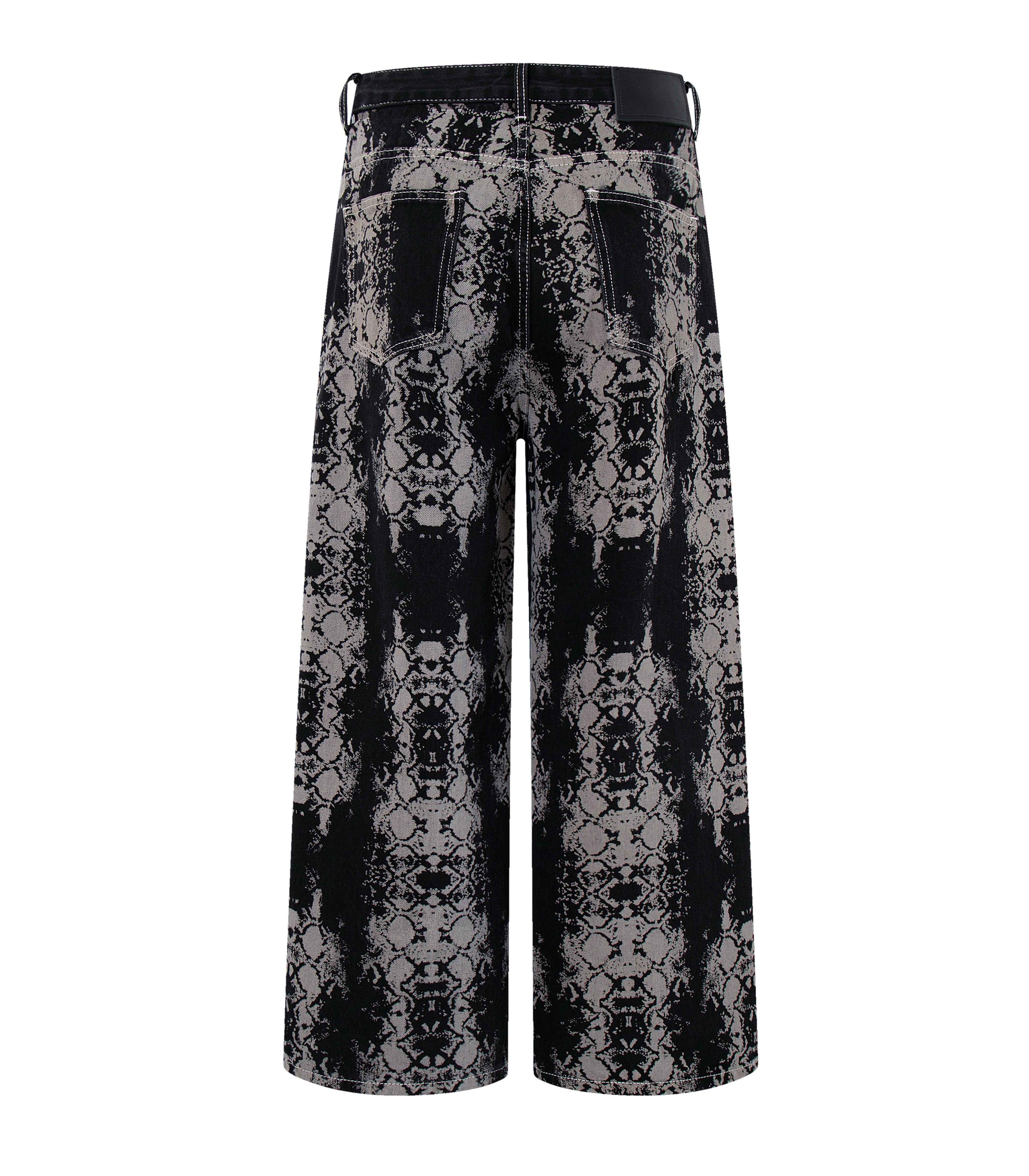 SNAKESKIN DENIM