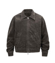 BROWN SUEDE WORK JACKET