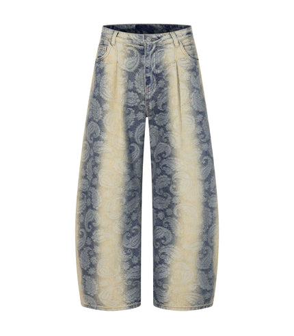 AZUL PAISLEY DENIM