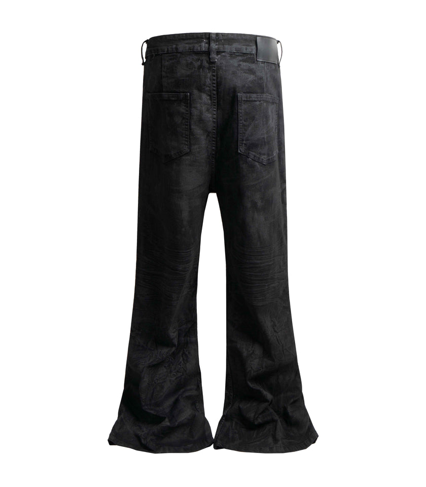 DOUBLE KNEE FLARE DENIM