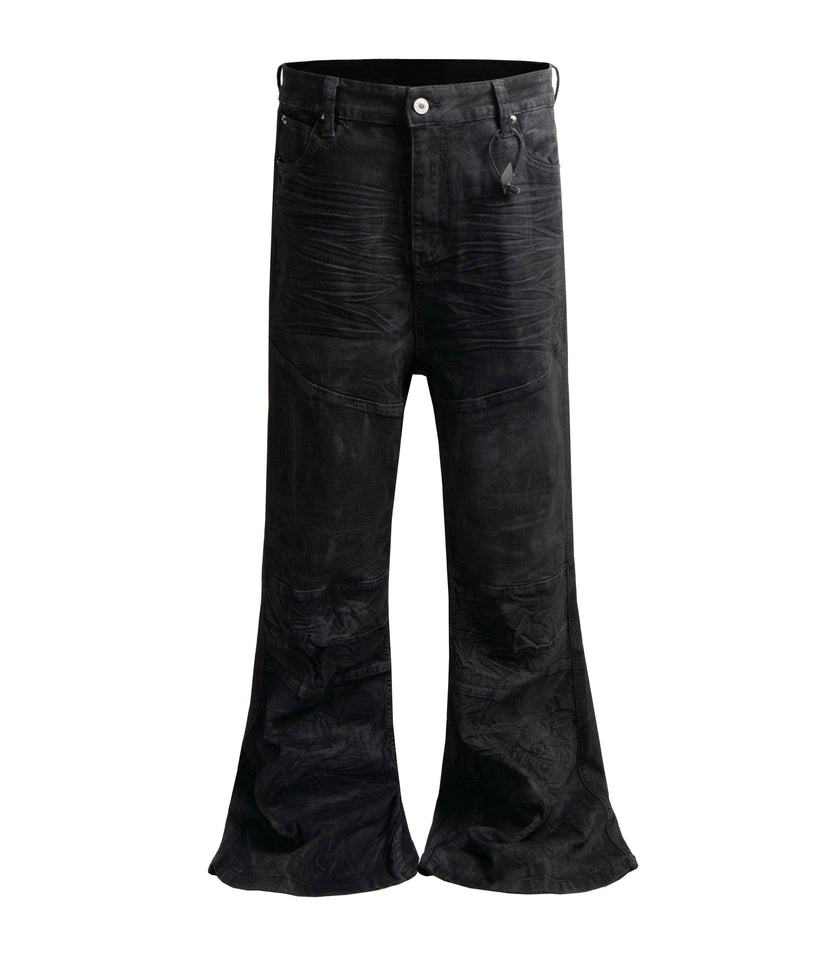 DOUBLE KNEE FLARE DENIM