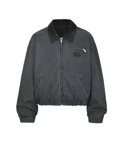 BLACK VINTAGE HUNTERS JACKET