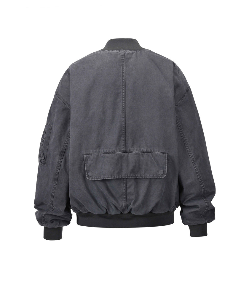 VINTAGE BOMBER JACKET MA1 [BLACK]