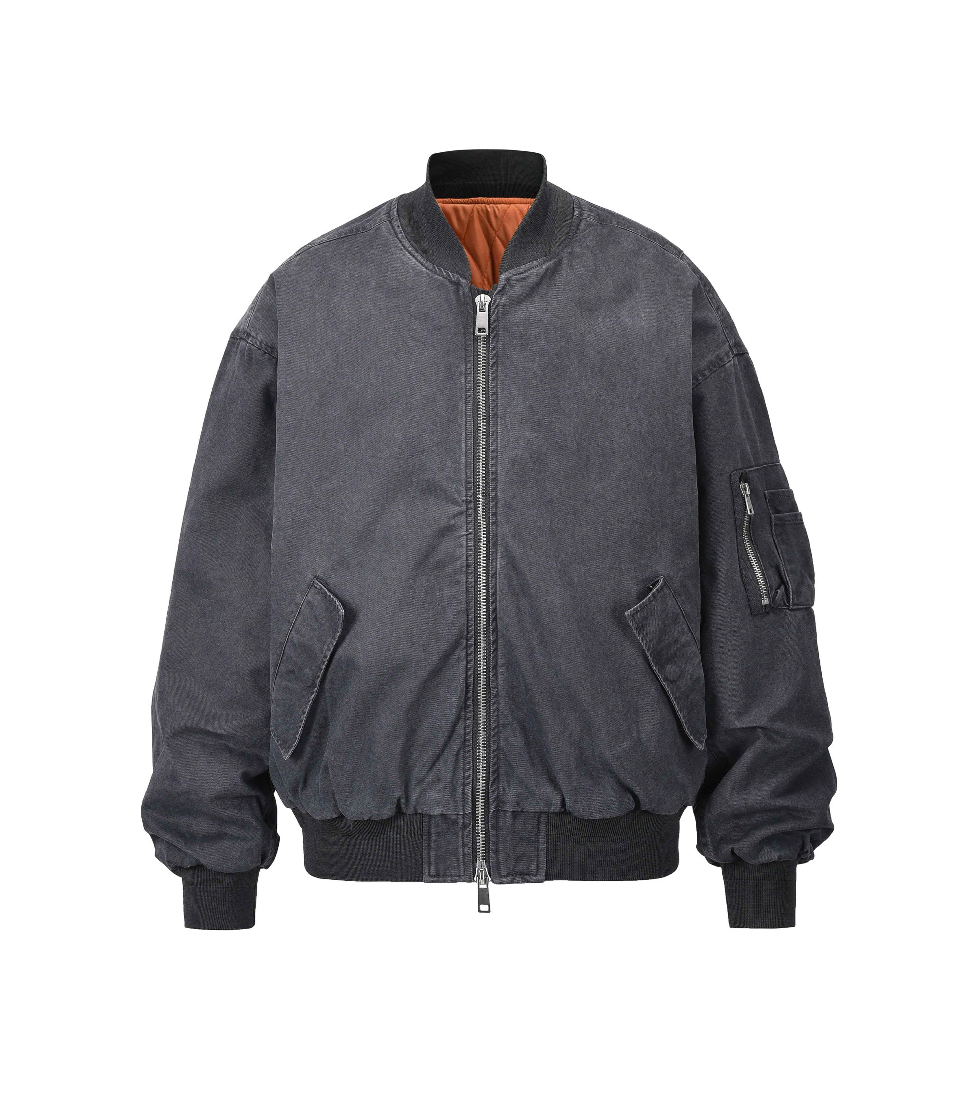 VINTAGE BOMBER JACKET MA1 [BLACK]