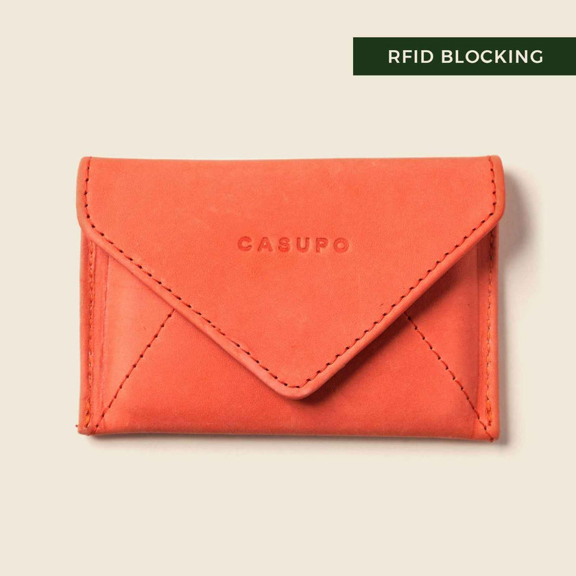 Mini Envelope Wallet With RFID protection - Pink