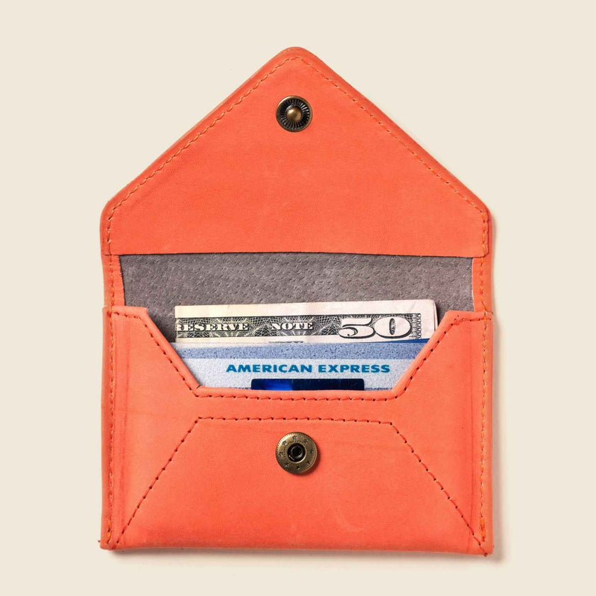 Mini Envelope Wallet With RFID protection - Pink