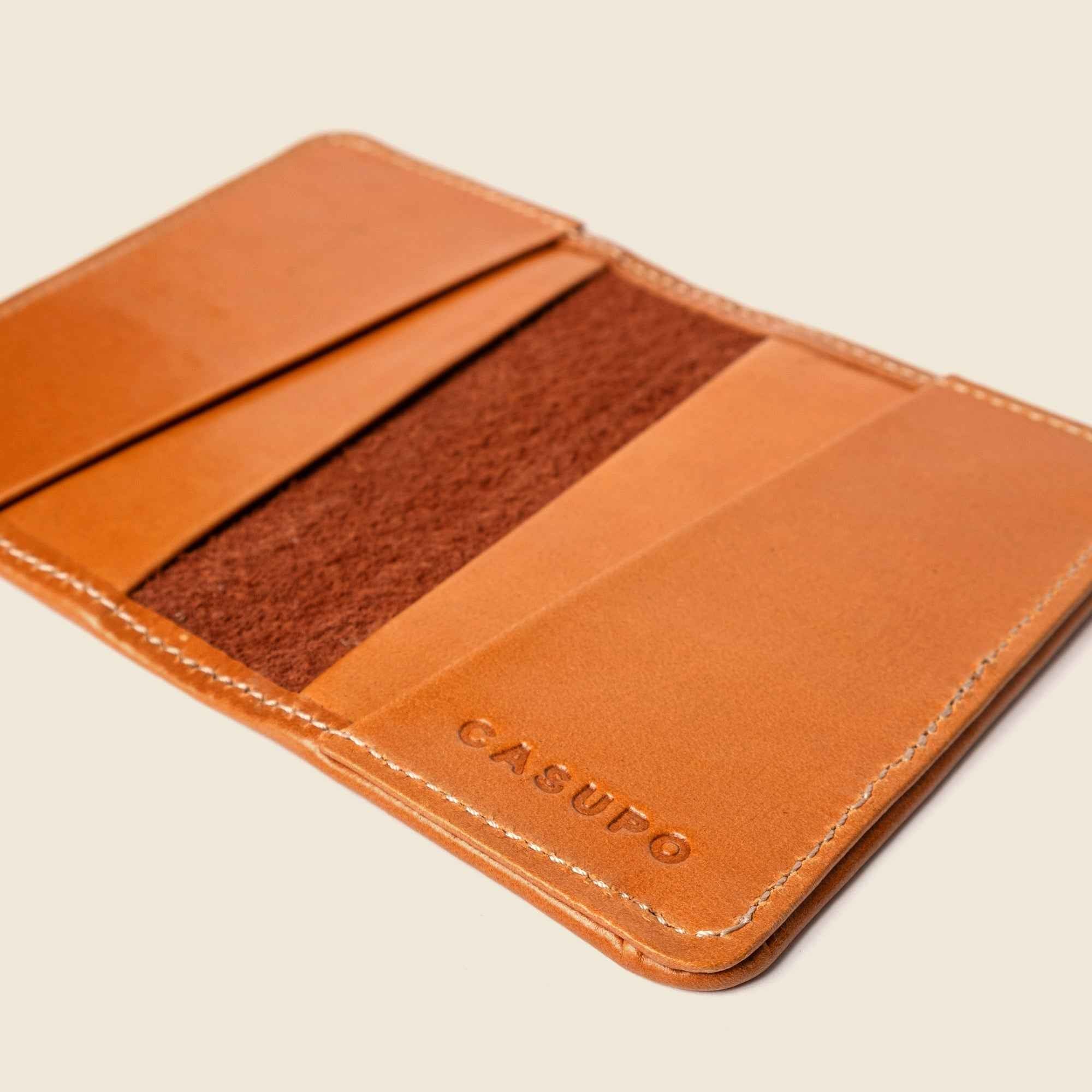 Compact Bifold with RFID Protection - Honey