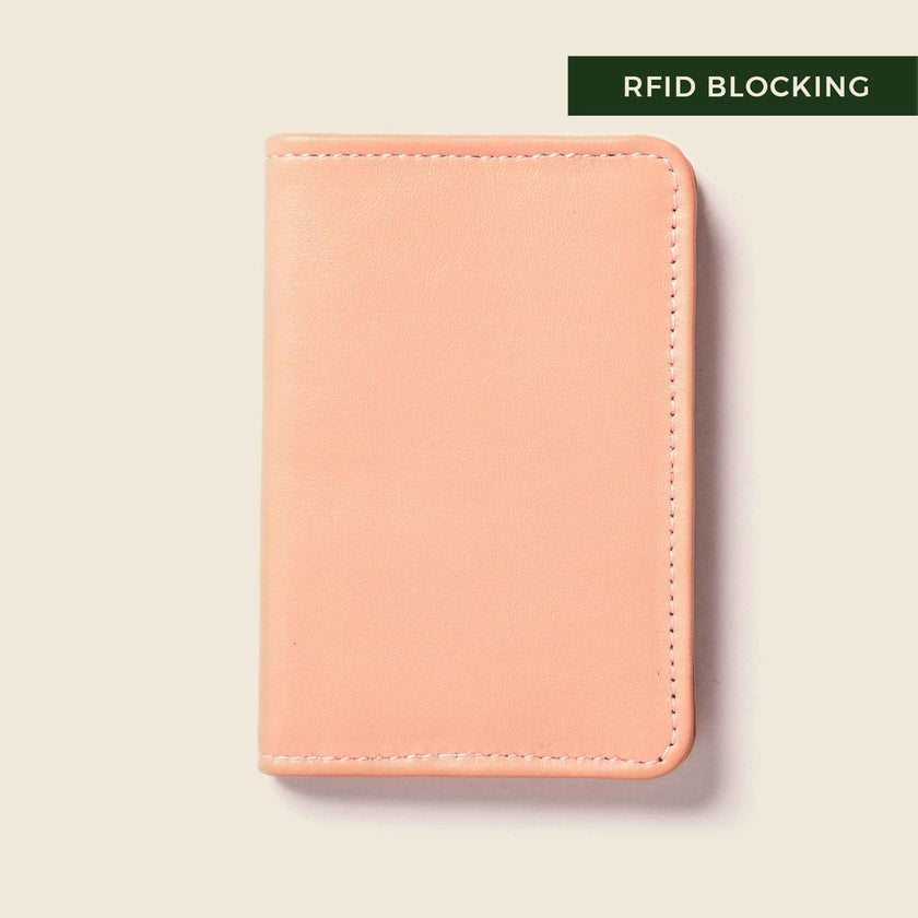 Compact Bifold with RFID Protection - Soft Pink
