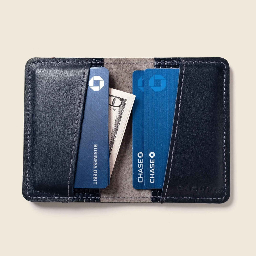 Compact Bifold with RFID Protection - Navy Limited Edition
