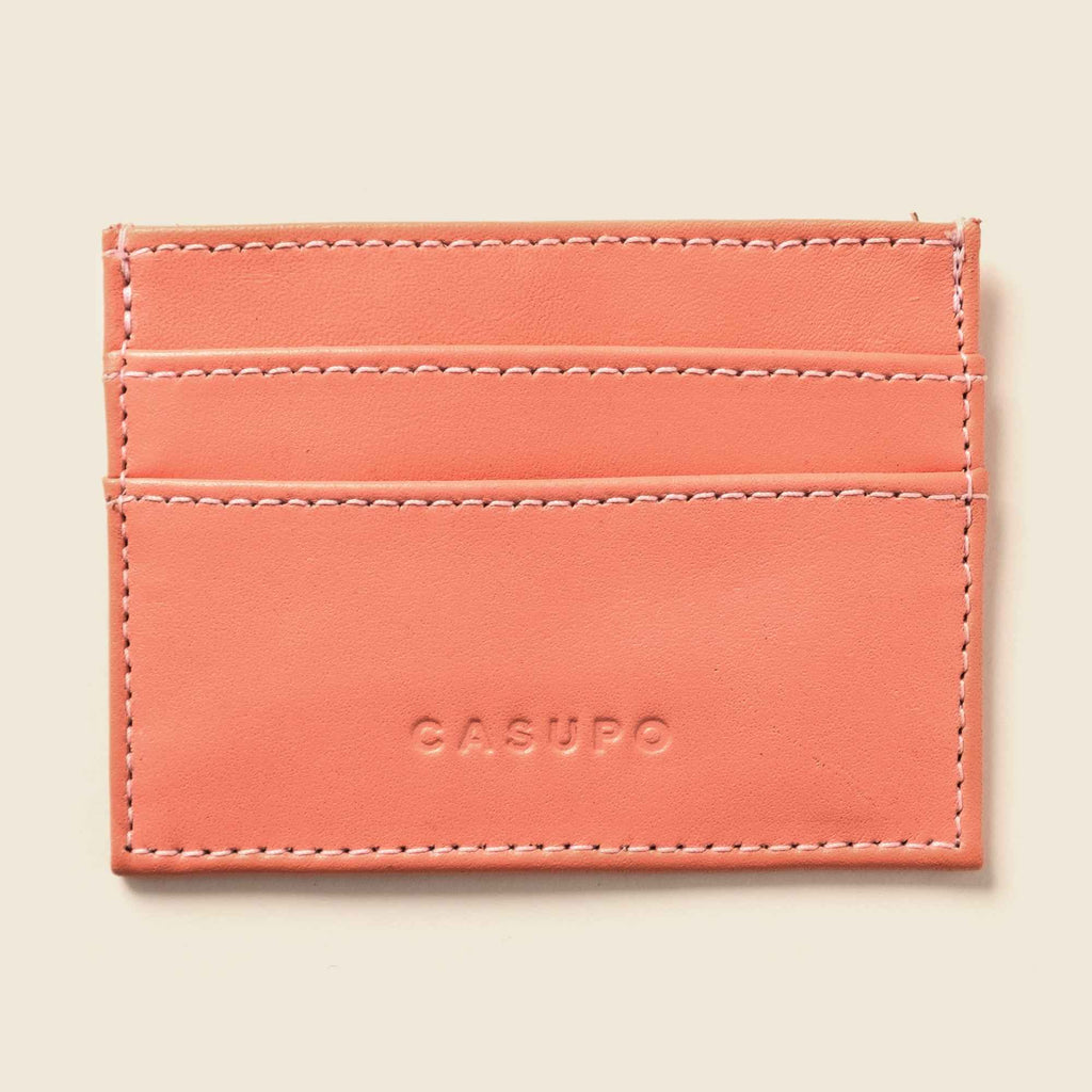 Slim Card Holder Wallet With RFID Protection - Pink