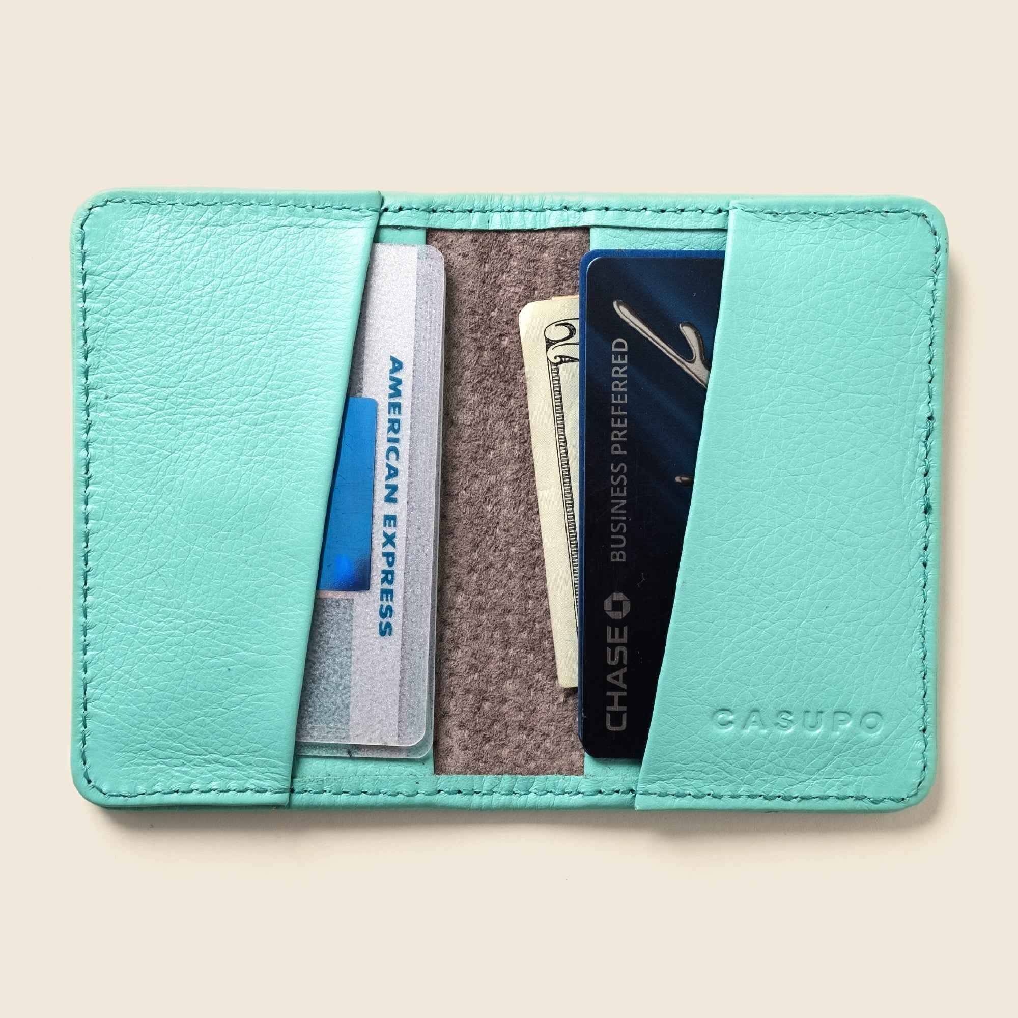 Compact Bifold with RFID Protection - Baby Blue
