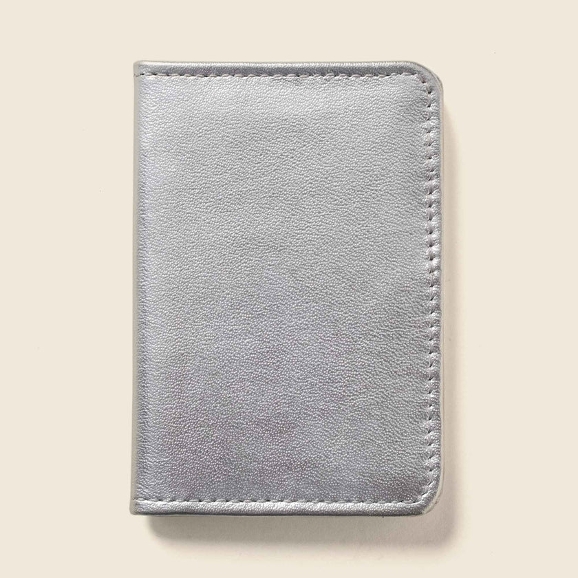 Compact Bifold with RFID Protection - Silver