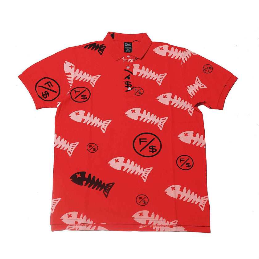 Fishscale Polo (Red)