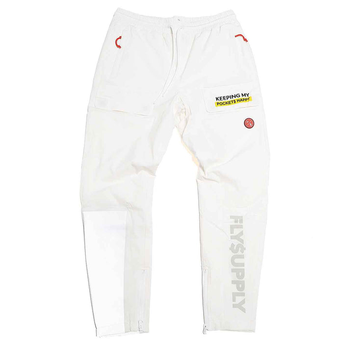 Happy Pockets Jogger (White)