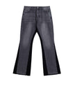 CHARCOAL SPLIT DENIM