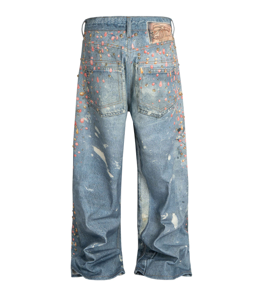 CANDY STUDDED DENIM