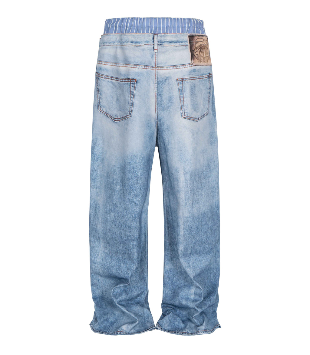 CONTRAST BOXER DENIM