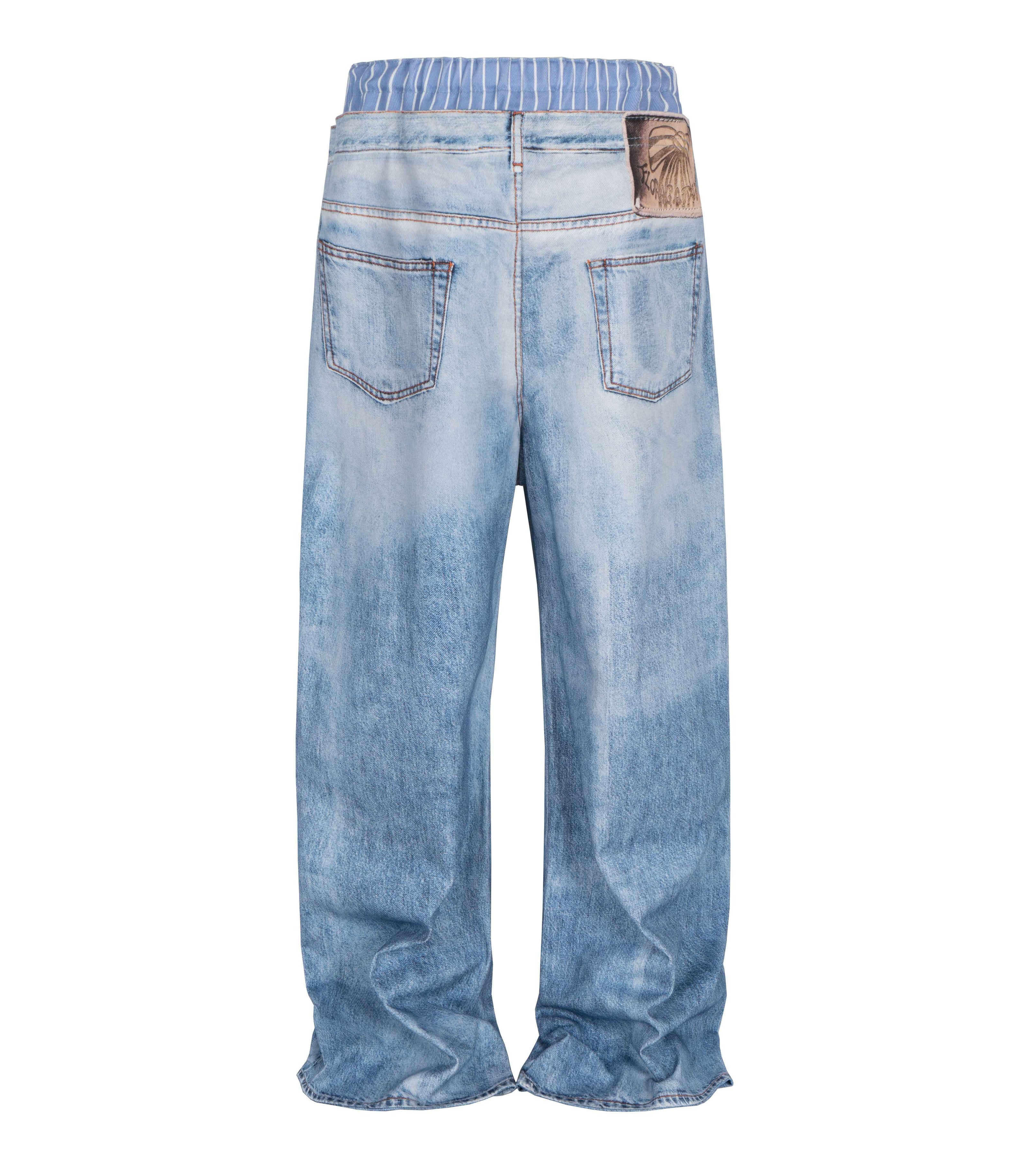 CONTRAST BOXER DENIM