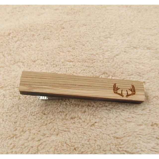 Favorite Animal Collection Wooden Tie Bars/Clips - 7 Styles