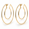 Faye Cutout Hoops