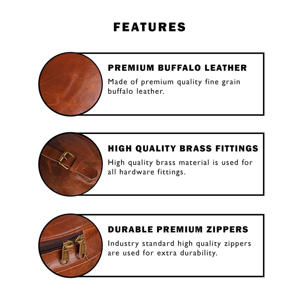 Rustic Buffalo Cymbal Case