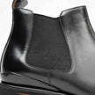 Foil leather Thick-Soled Chelsea Boot 2898 Black
