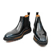 Foil leather Thick-Soled Chelsea Boot 2898 Blue