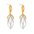 Gal Two Tone Drop Earring