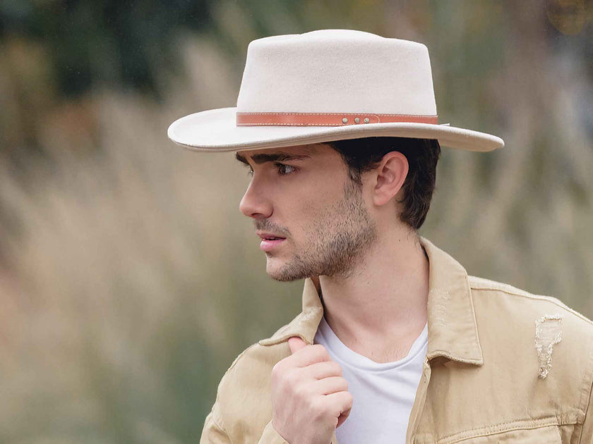 Outdoor Wool Felt Hat Merino Gambler