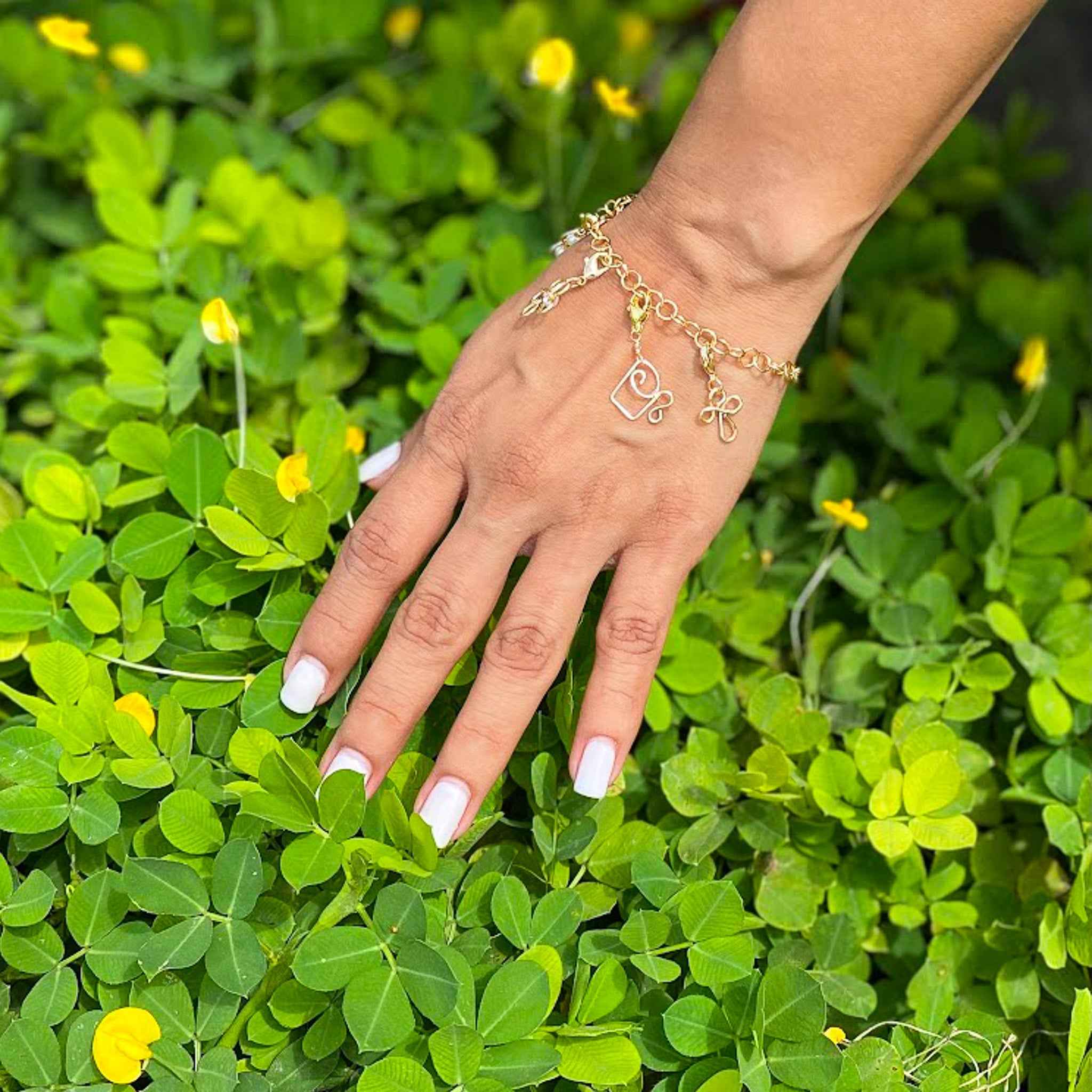 Gigi gold charm bracelet