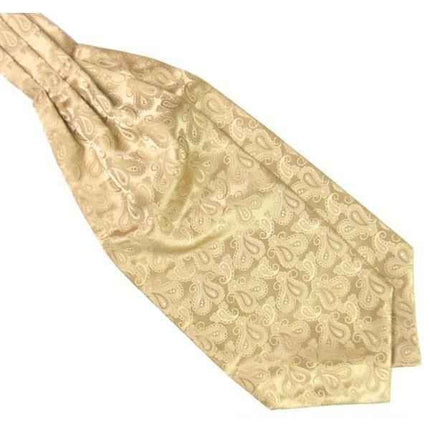 Gold Paisley Gentleman Collection Ascot/Cravat Tie