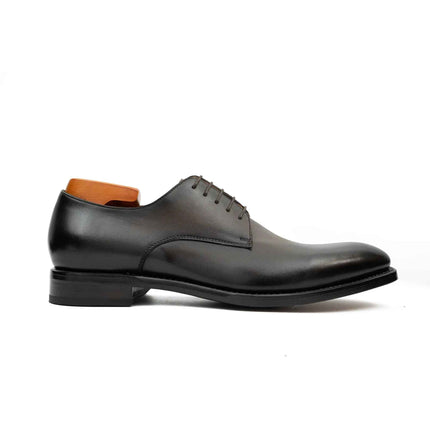 Goodyear Handmade Leather Derby Shoes coffee