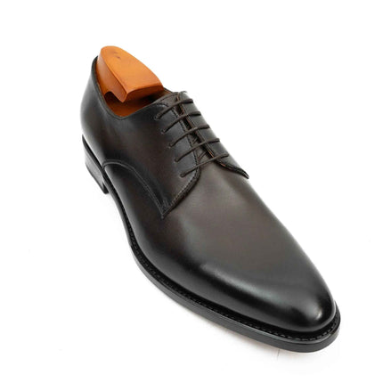 Goodyear Handmade Leather Derby Shoes coffee