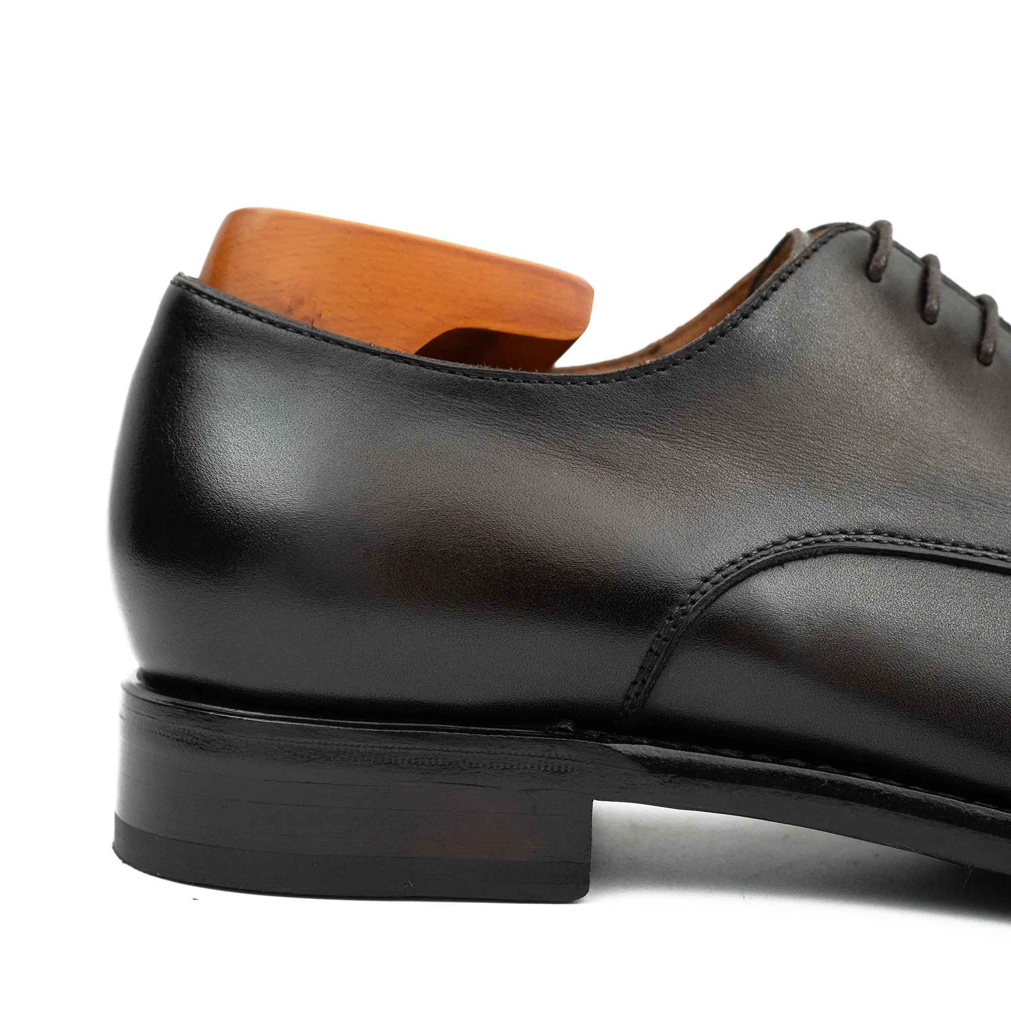 Goodyear Handmade Leather Derby Shoes coffee