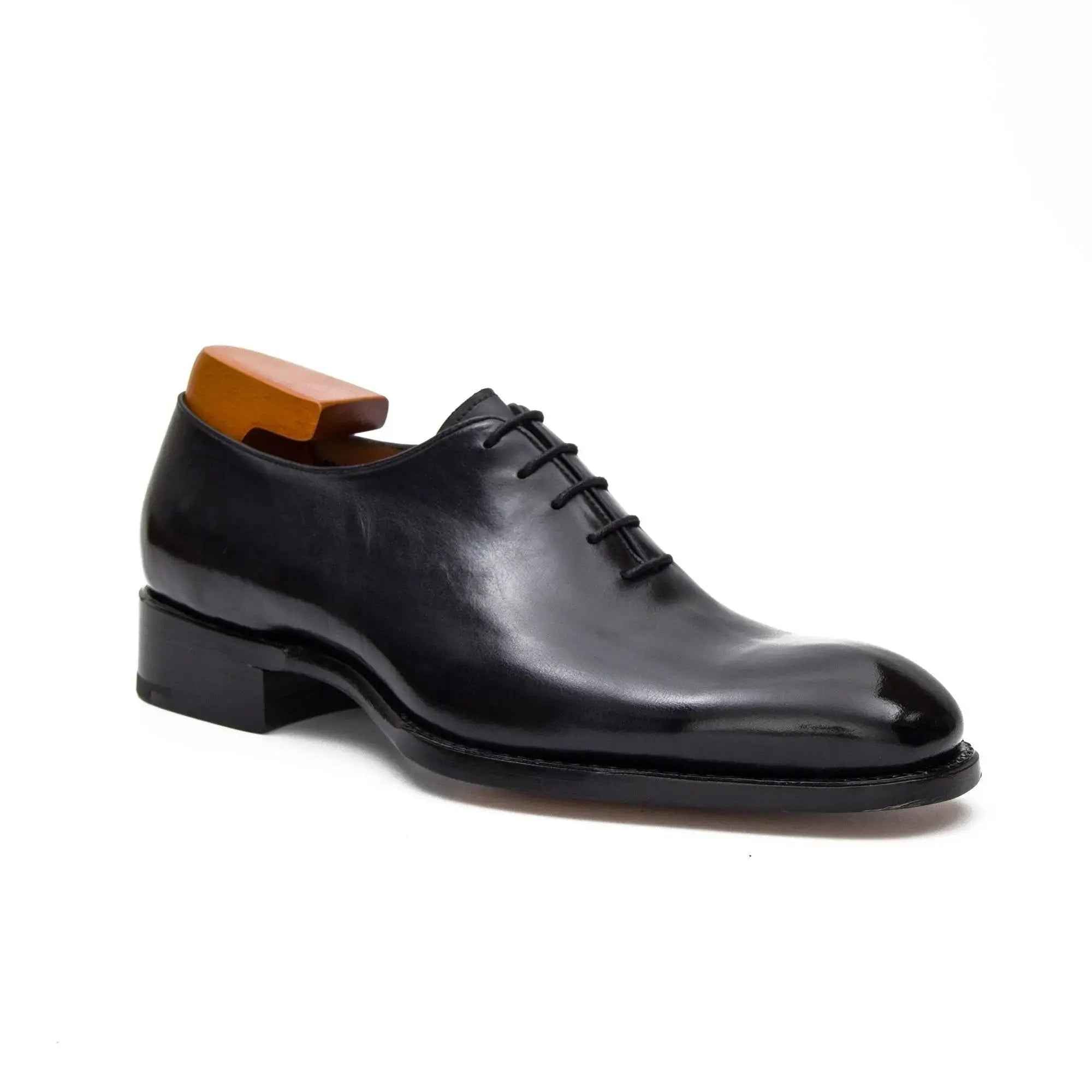 Seamless Goodyear Mens Black Oxford Dress Shoes