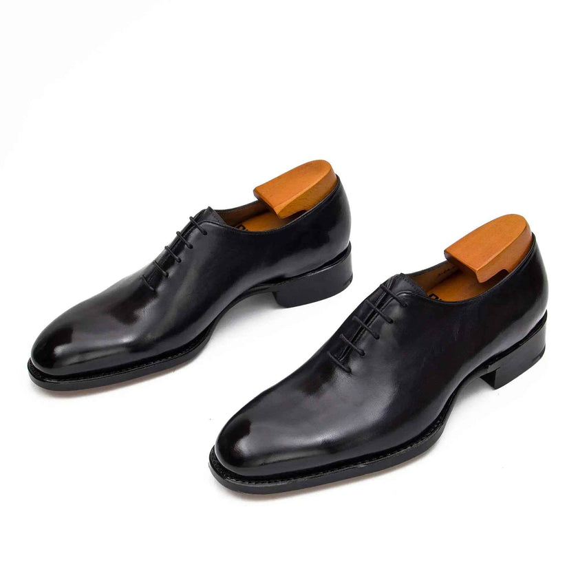 Seamless Goodyear Mens Black Oxford Dress Shoes
