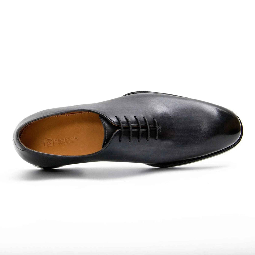 Seamless Goodyear Mens  Coffee Oxford Dress Shoes Lron Gray