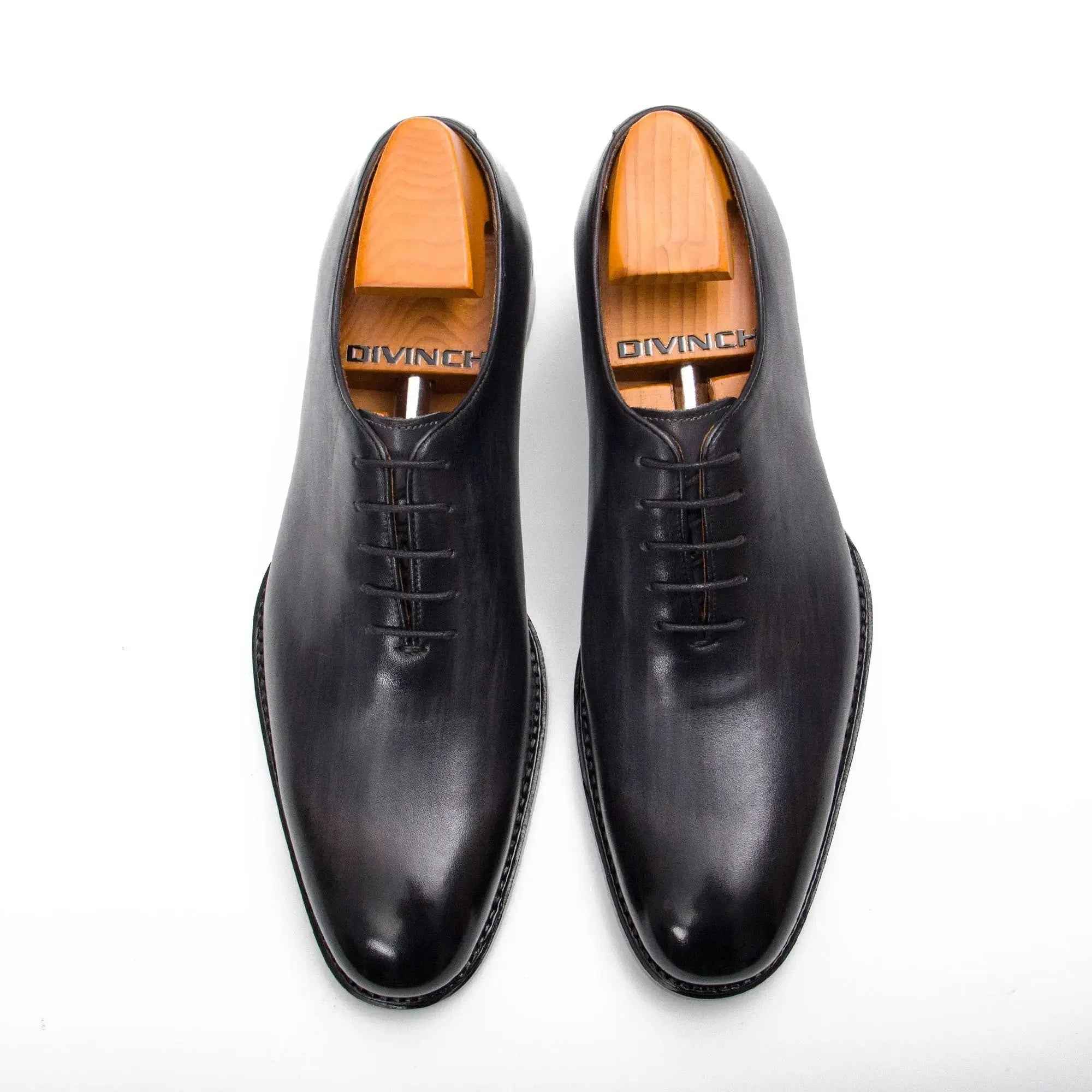 Seamless Goodyear Mens  Lron Gray Oxford Dress Shoes