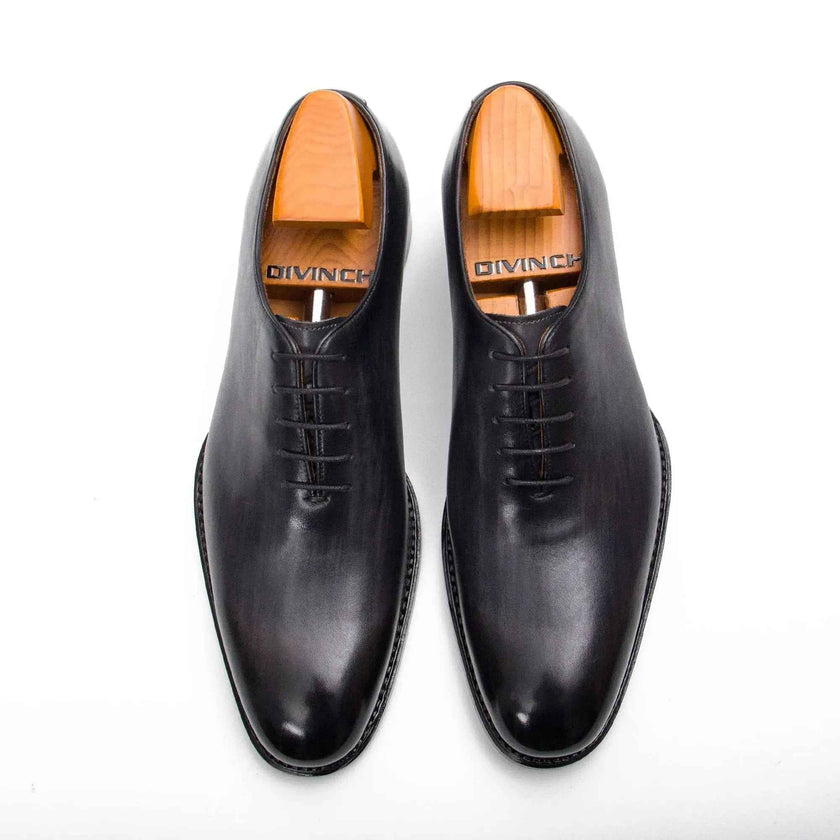 Seamless Goodyear Mens  Lron Gray Oxford Dress Shoes