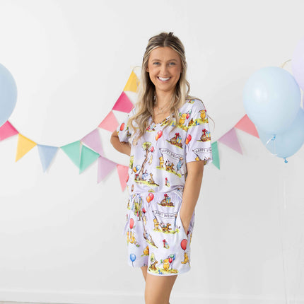 Hundred Acre Birthday Women's 2pc Short Pajamas