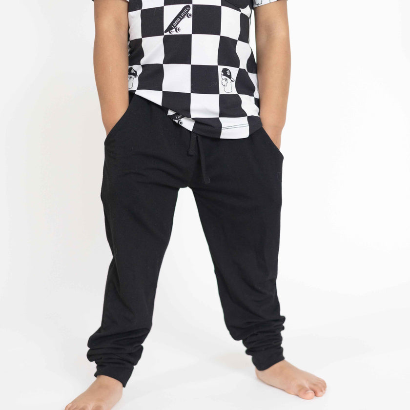 Toddler Black Jogger Pants