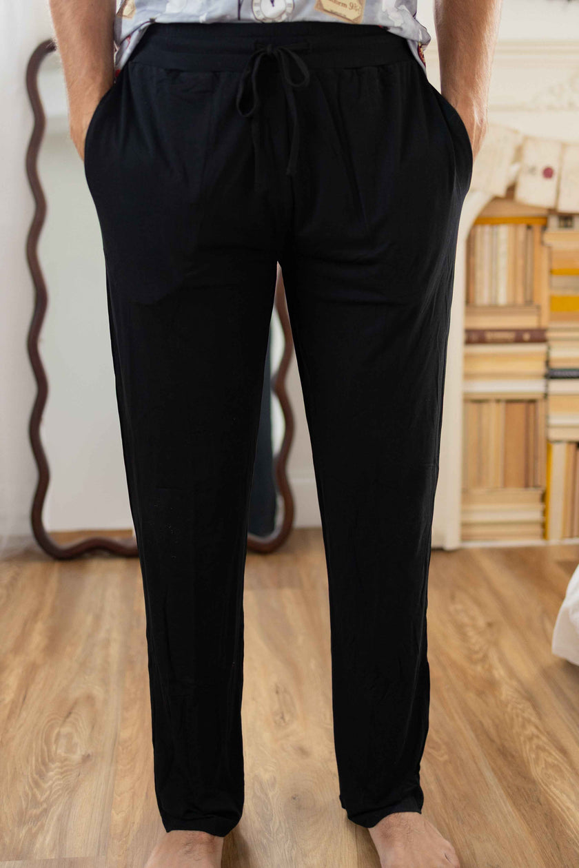 Black Adult Pajama Bottoms (Joggers & Pants)