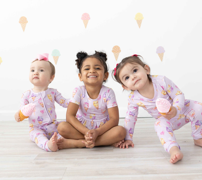 Purrfect Scoops Peplum Set