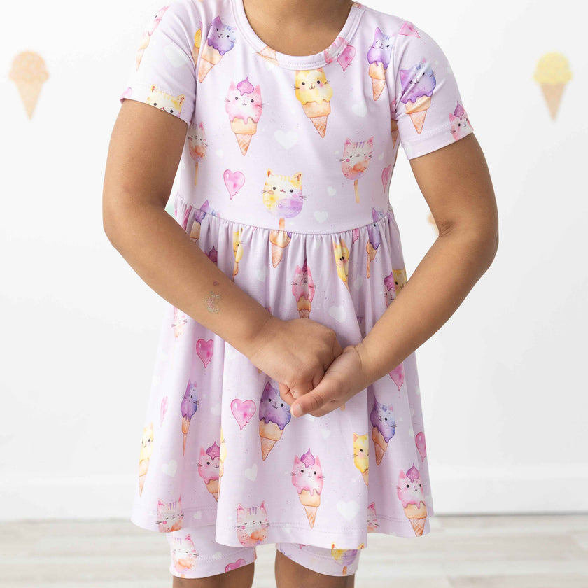 Purrfect Scoops Peplum Set