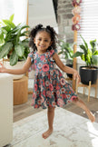Blooming Grace Flutter Twirl Dress w/ shorts