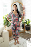 Blooming Grace Women's 2pc Jogger Pajamas