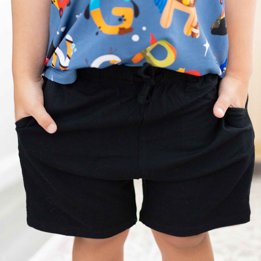 Toddler Black Daywear Shorts