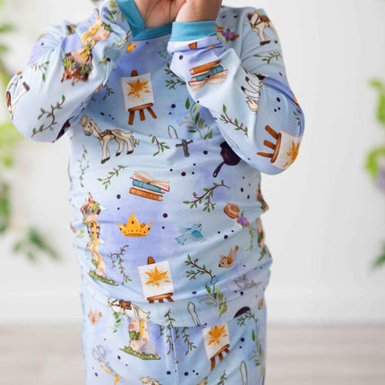 Tower Tangles 2pc Long Sleeve Pajamas
