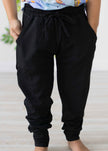 Toddler Black Jogger Pants