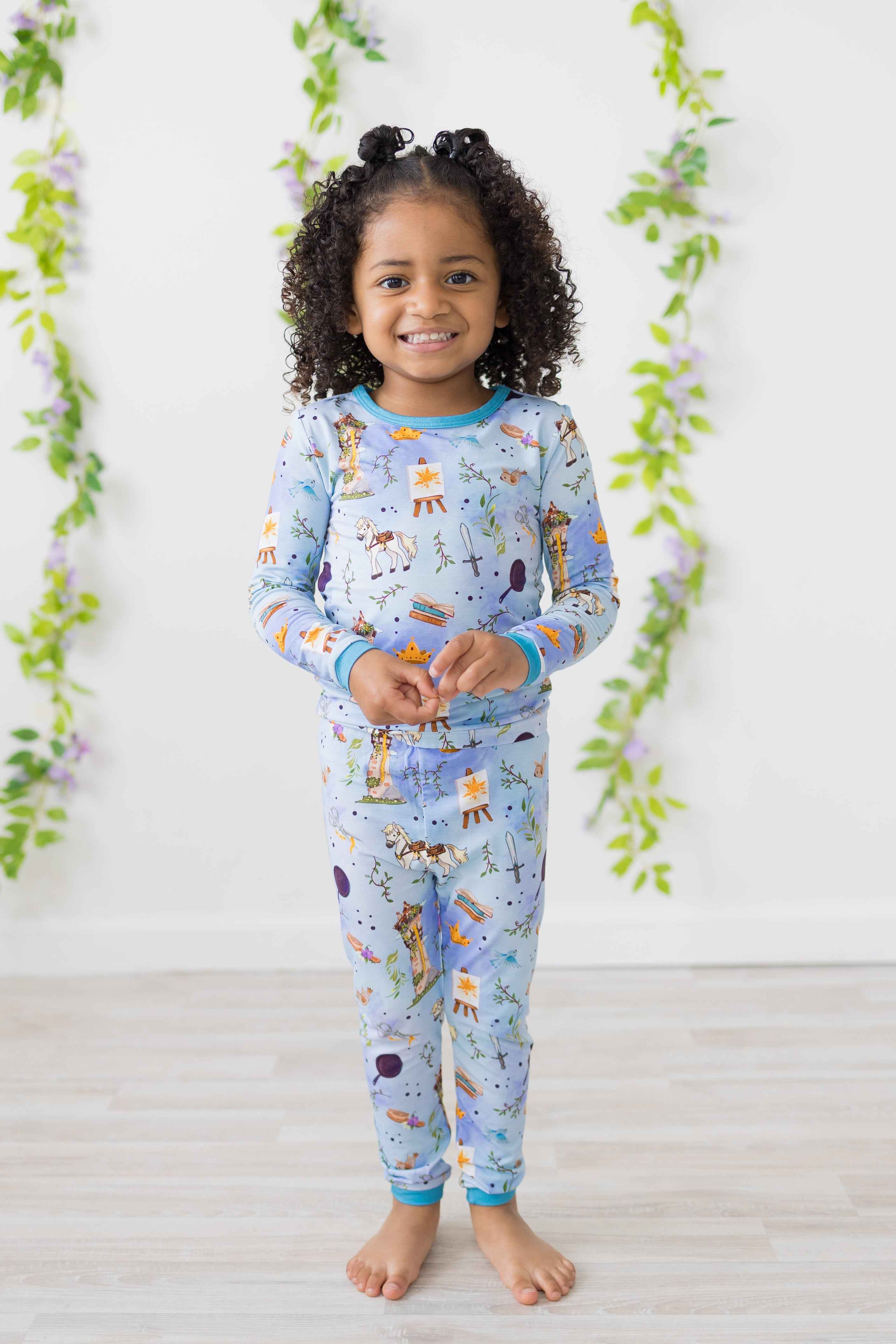 Tower Tangles 2pc Long Sleeve Pajamas